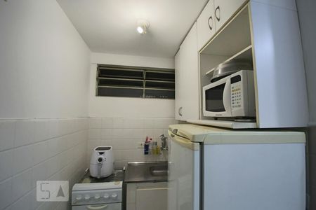 Cozinha de apartamento à venda com 1 quarto, 41m² em Vila Buarque, São Paulo