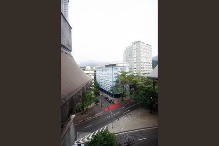 Vista externa da janela da área de apartamento à venda com 2 quartos, 92m² em Leblon, Rio de Janeiro