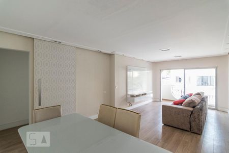 Sala de apartamento à venda com 3 quartos, 136m² em Vila Valparaíso, Santo André