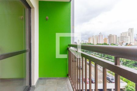 Varanda da Sala de apartamento para alugar com 3 quartos, 97m² em Barra Funda, São Paulo