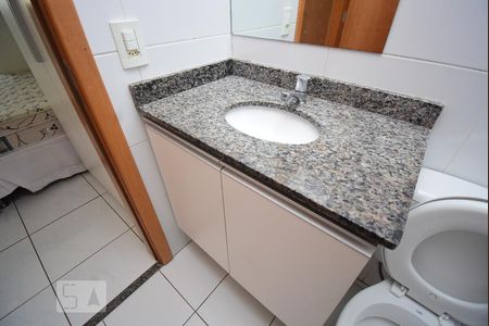 Banheiro da Suíte de apartamento para alugar com 1 quarto, 32m² em Sul (águas Claras), Brasília