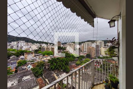 Vista da Sala de apartamento à venda com 2 quartos, 76m² em Grajaú, Rio de Janeiro