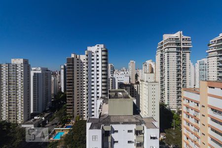 Vista de apartamento para alugar com 1 quarto, 43m² em Santo Amaro, São Paulo