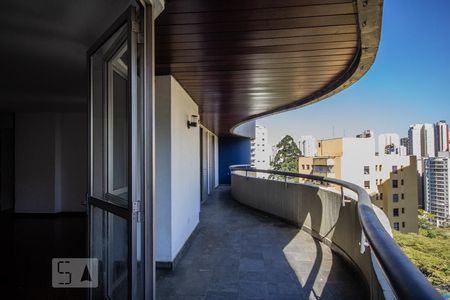 Varanda da Sala de apartamento à venda com 4 quartos, 160m² em Panamby, São Paulo
