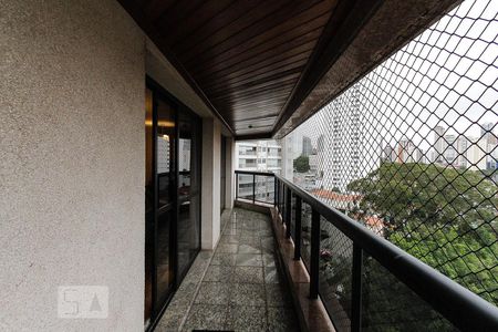 Varanda da Sala de apartamento à venda com 3 quartos, 205m² em Vila Santo Estevão, São Paulo