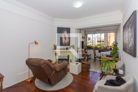 Sala de apartamento à venda com 3 quartos, 116m² em Higienópolis, Porto Alegre