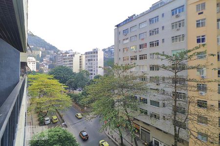 Vista Varanda da Sala. de apartamento à venda com 1 quarto, 65m² em Copacabana, Rio de Janeiro