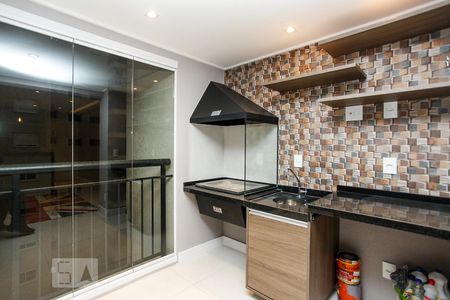 Varanda Gourmet de kitnet/studio para alugar com 1 quarto, 38m² em Picanço, Guarulhos