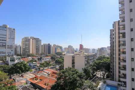Vista Sala de apartamento à venda com 3 quartos, 160m² em Santa Cecília, São Paulo