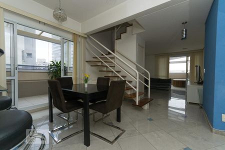 Sala de jantar de apartamento para alugar com 3 quartos, 136m² em Chácara Inglesa, São Paulo