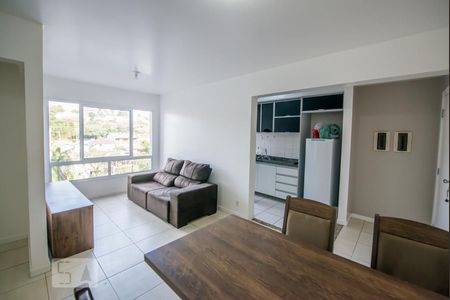 Sala de Jantar/Estar de apartamento à venda com 2 quartos, 60m² em Mauá, Novo Hamburgo