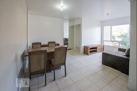 Sala de Jantar/Estar de apartamento à venda com 2 quartos, 60m² em Mauá, Novo Hamburgo