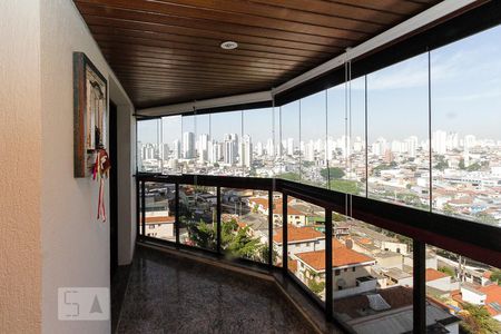 Varanda da Sala de apartamento para alugar com 3 quartos, 117m² em Cidade Mãe do Céu, São Paulo