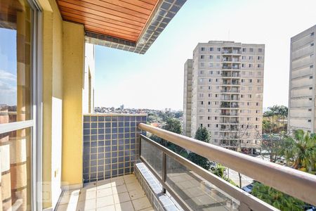 Varanda da Sala de apartamento para alugar com 3 quartos, 140m² em Vila Sônia, São Paulo