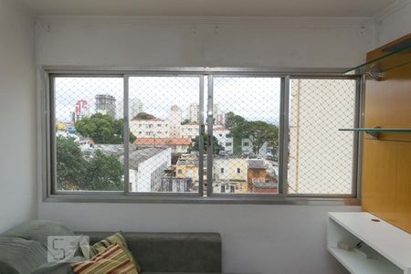 Janela da sala de apartamento à venda com 2 quartos, 59m² em Vila Paulista, São Paulo