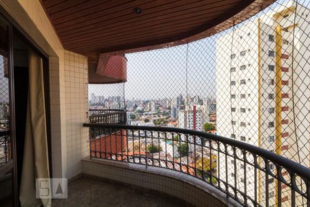 Varanda da Sala de apartamento para alugar com 4 quartos, 121m² em Saúde, São Paulo