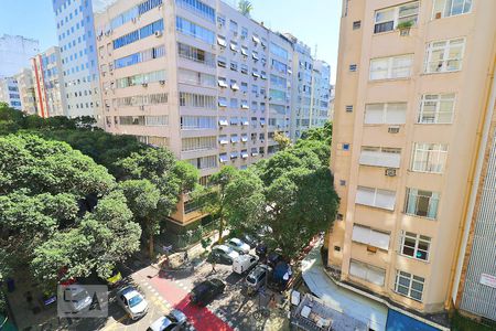 Vista Sala. de apartamento para alugar com 1 quarto, 40m² em Copacabana, Rio de Janeiro