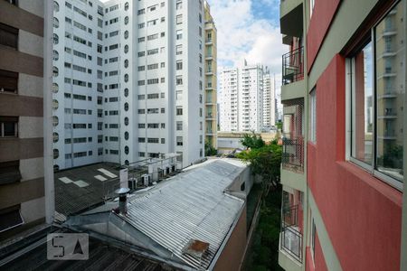Vista da Sala de apartamento à venda com 1 quarto, 49m² em Vila Olímpia, São Paulo