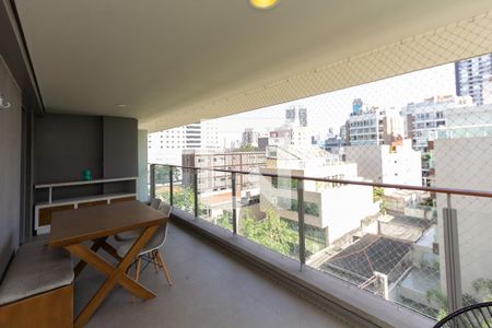 Varanda de apartamento para alugar com 1 quarto, 68m² em Vila Nova Conceição, São Paulo