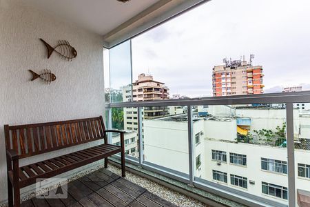 Varanda da Sala  de apartamento à venda com 1 quarto, 46m² em Boa Viagem, Niterói