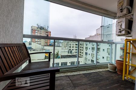 Varanda da Sala  de apartamento à venda com 1 quarto, 46m² em Boa Viagem, Niterói
