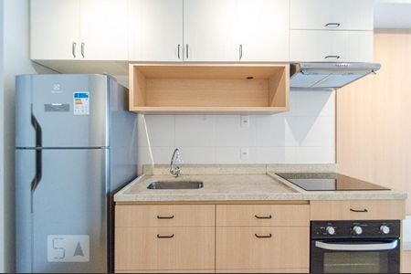 Cozinha de kitnet/studio à venda com 1 quarto, 44m² em Centro, São Paulo