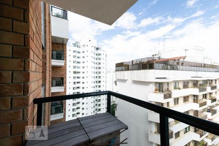 Varanda da Sala de apartamento para alugar com 1 quarto, 45m² em Vila Uberabinha, São Paulo