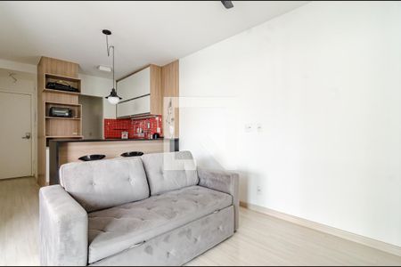 Sala de apartamento para alugar com 1 quarto, 57m² em Paraíso, São Paulo