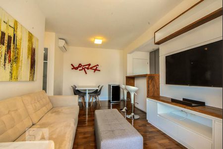 Sala de apartamento para alugar com 2 quartos, 74m² em Vila Gertrudes, São Paulo