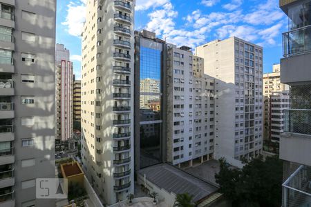 Vista da Varanda de kitnet/studio à venda com 1 quarto, 52m² em Consolação, São Paulo