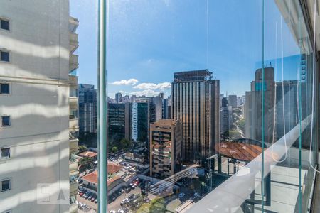 Varanda - Vista de apartamento para alugar com 1 quarto, 42m² em Pinheiros, São Paulo