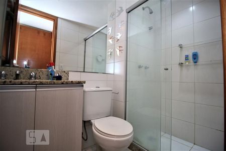 Banheiro da Suíte de apartamento à venda com 3 quartos, 79m² em Jacarepaguá, Rio de Janeiro