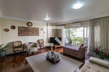 Sala de apartamento à venda com 4 quartos, 161m² em Indianópolis, São Paulo