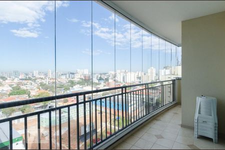 Varanda da sala de apartamento para alugar com 3 quartos, 96m² em Baeta Neves, São Bernardo do Campo