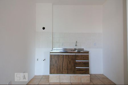 Cozinha de apartamento à venda com 1 quarto, 35m² em Partenon, Porto Alegre
