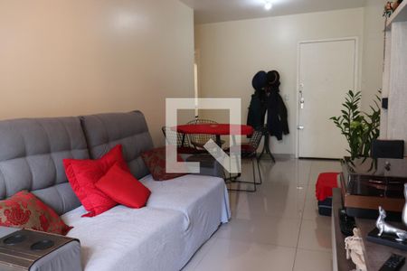 Sala jantar e estar de apartamento à venda com 1 quarto, 55m² em Centro, São Leopoldo