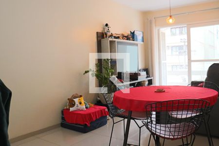 Sala jantar e estar de apartamento à venda com 1 quarto, 55m² em Centro, São Leopoldo