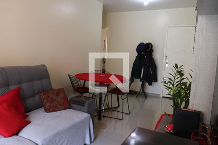 Sala jantar e estar de apartamento à venda com 1 quarto, 55m² em Centro, São Leopoldo