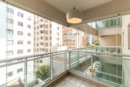 Varanda de apartamento à venda com 1 quarto, 49m² em Centro, São Paulo