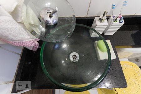 Detalhe banheiro de apartamento à venda com 1 quarto, 38m² em Jardim Castelo, São Paulo