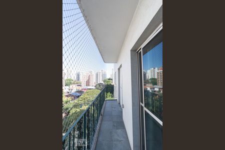 Varanda  de apartamento para alugar com 4 quartos, 173m² em Campo Belo, São Paulo