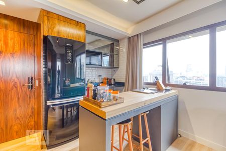 Cozinha de kitnet/studio à venda com 1 quarto, 50m² em Vila Olímpia, São Paulo