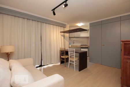 Sala de apartamento para alugar com 1 quarto, 40m² em Higienópolis, São Paulo