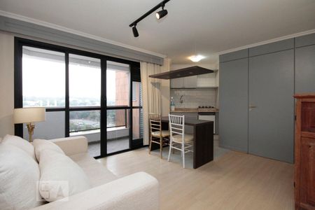 Sala de apartamento à venda com 1 quarto, 40m² em Higienópolis, São Paulo