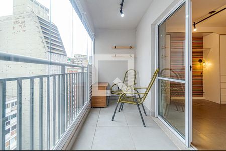 Varanda de kitnet/studio para alugar com 1 quarto, 42m² em Centro, São Paulo