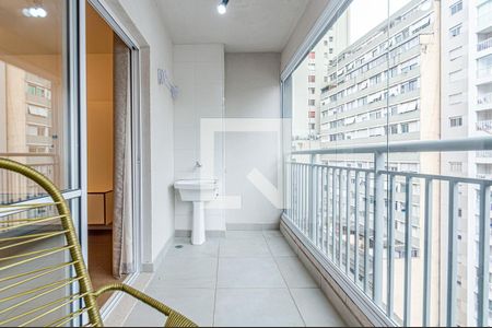 Varanda de kitnet/studio para alugar com 1 quarto, 42m² em Centro, São Paulo