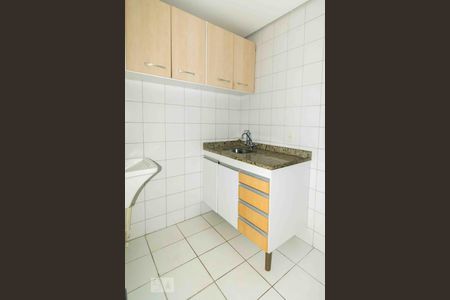 Cozinha de apartamento para alugar com 1 quarto, 37m² em Norte (águas Claras), Brasília