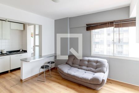 Sala de apartamento para alugar com 1 quarto, 49m² em Itaim Bibi, São Paulo