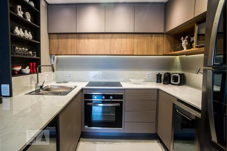 Cozinha de apartamento para alugar com 1 quarto, 49m² em Petrópolis, Porto Alegre