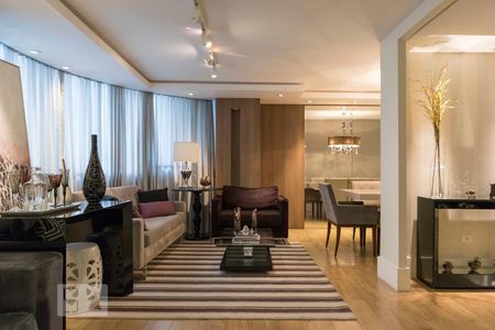 Sala de apartamento para alugar com 3 quartos, 155m² em Vila Santo Estéfano, São Paulo